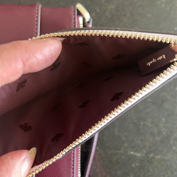 Kate Spade Sadie crossbody set in deep berry - Picture 11 of 11